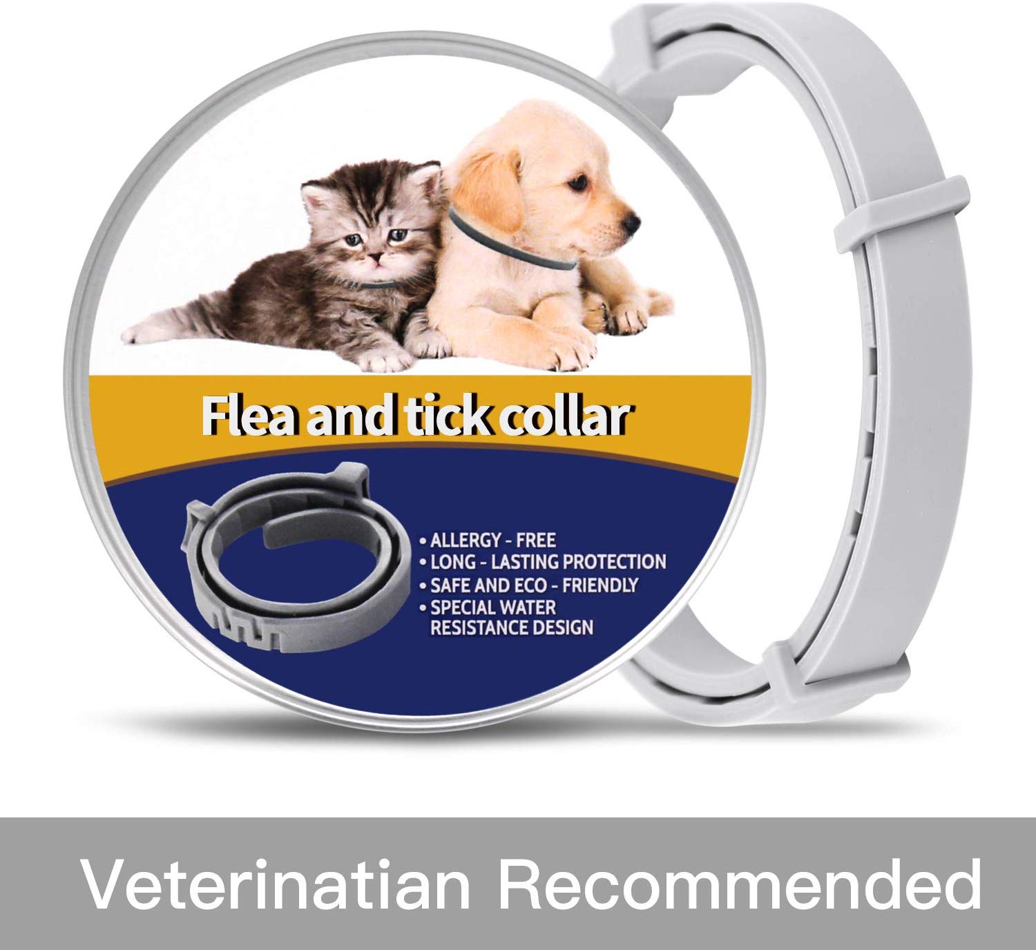 Pet collar for cats and dogs