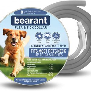 Flea and tick collar for dogs